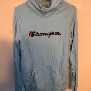 champion large blue sweatshirt
